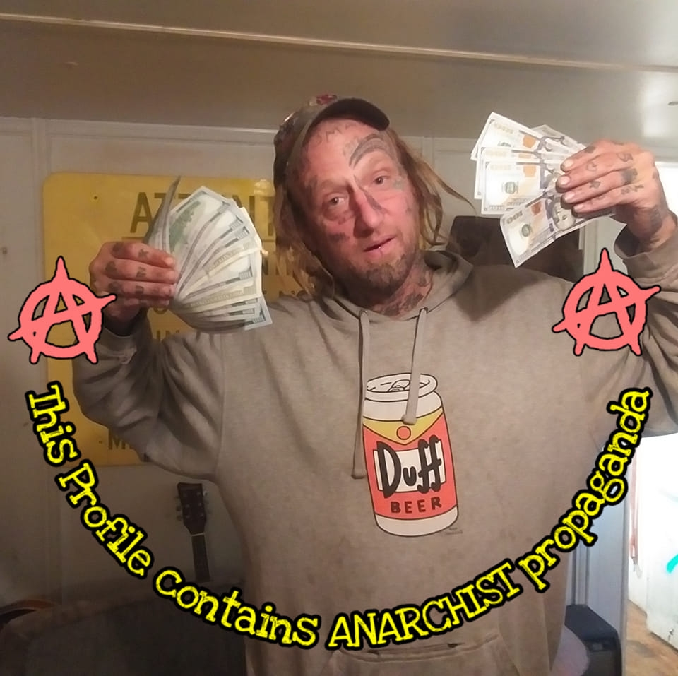 A loved one holding money in a graphic profile image