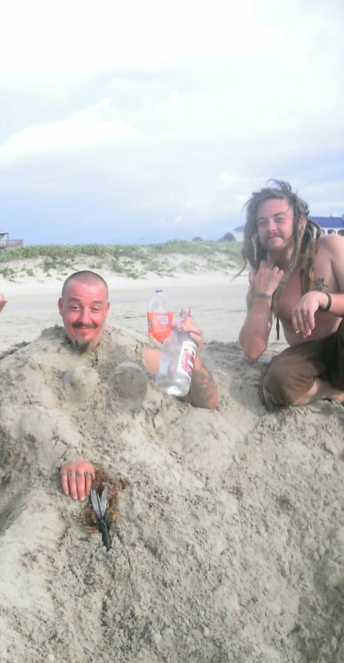 Two loved ones spending time together on a beach